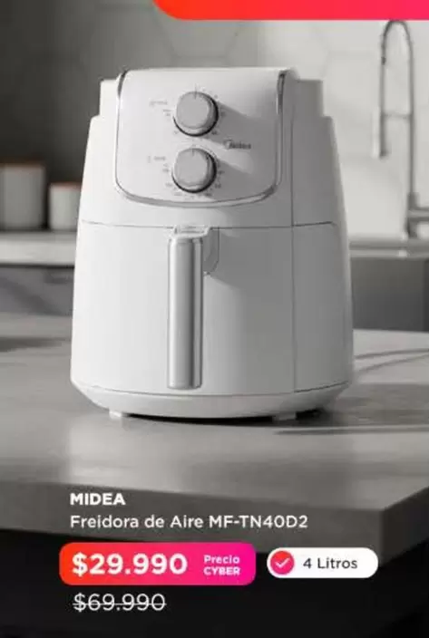 Midea - Freidora De Aire Mf-tn40d2