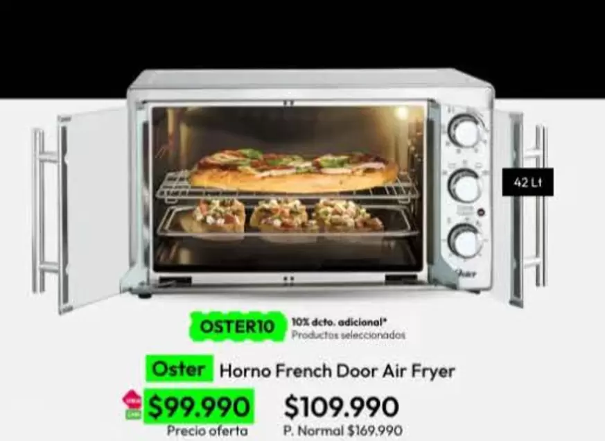 Oster - Horno French Door Air Fryer