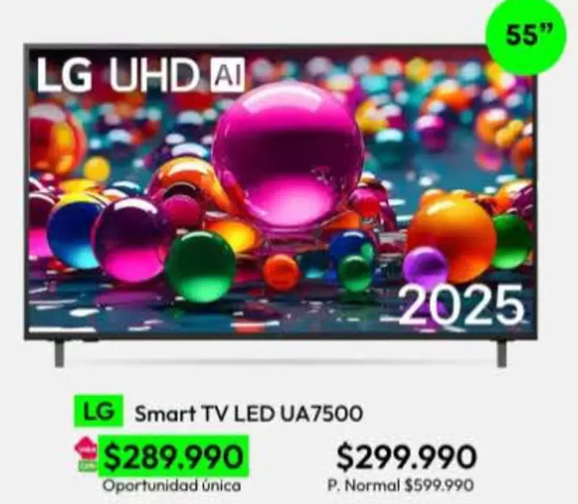 LG - Smart Tv Led Ua7500