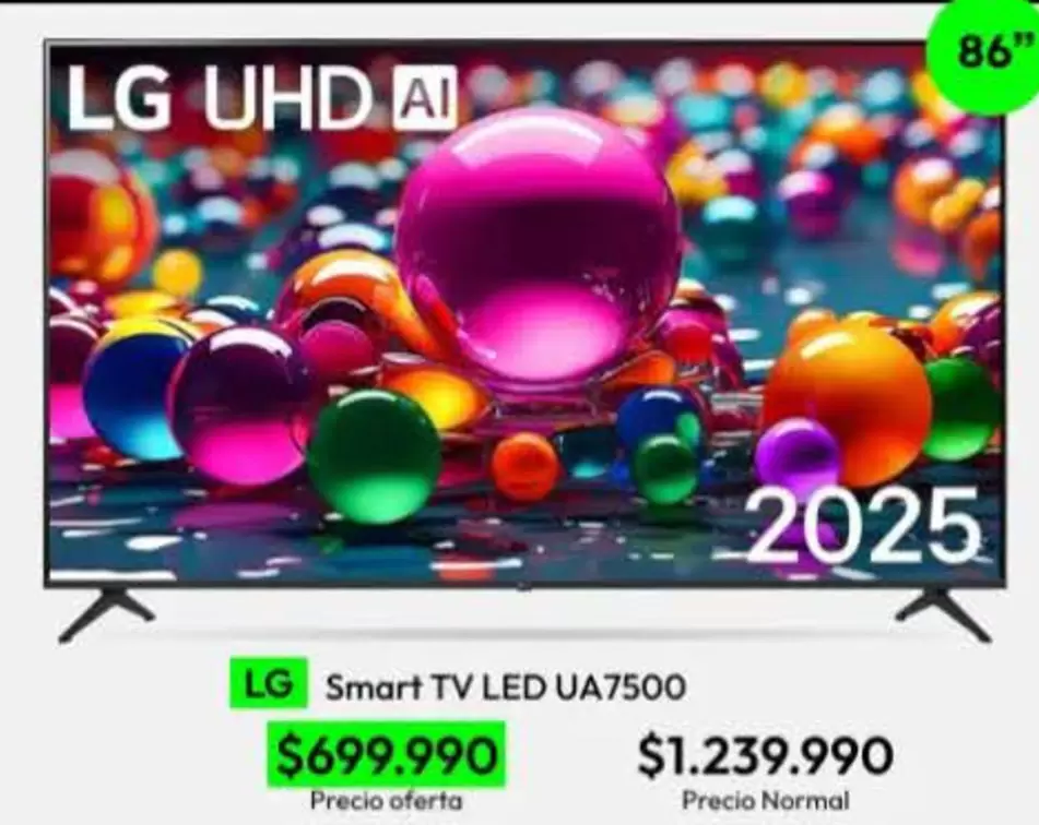 LG - Smart Tv Led Ua7500
