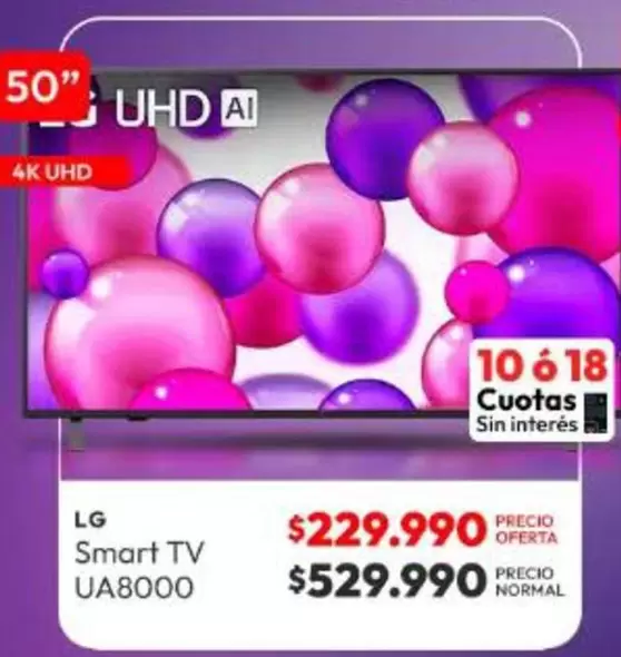 LG - Smart Tv Ua8000