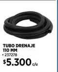 Tubo Arenaje 110 Mm