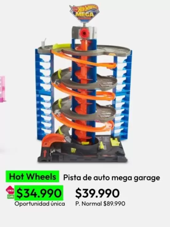 Hot Wheels - Pista De Auto Mega Garage