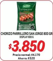 San Jorge - Chorizo Parrillero