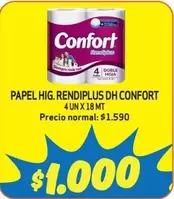 Confort - Papel Hig. Rendiplus