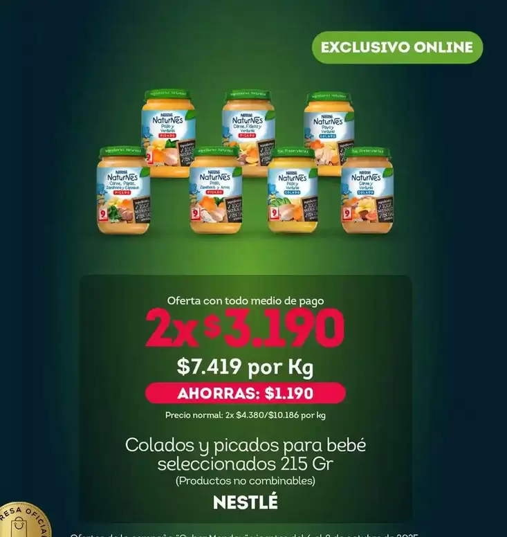 Nestlé - Colados Y Picados Para Bebe Seleccionados