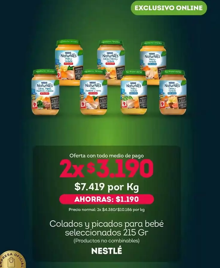 Nestlé - Colados Y Picados Para Bebe Seleccionados