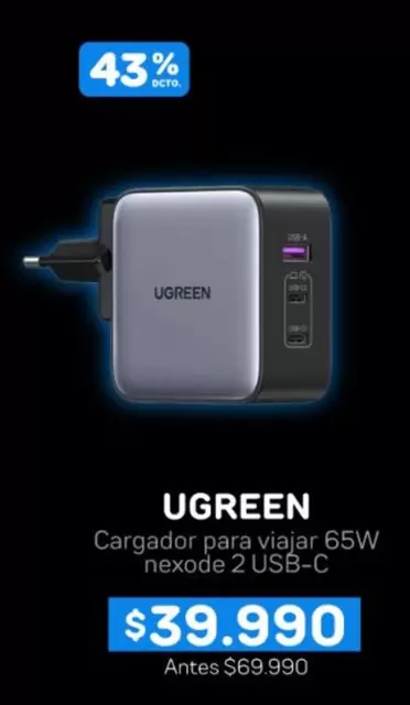 cargador para vajlar 65W