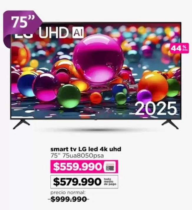 LG - Smart Tv Led 4k Uhd 75" 75u8050psa