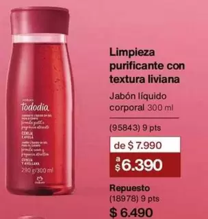 Tododía - Limpieza Purificante Con Textura Liviana