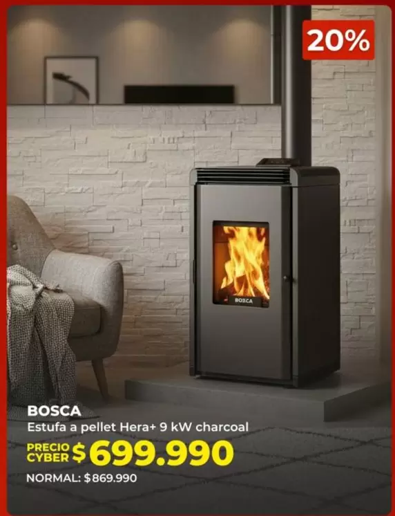 Bosca - Estufa A Pellet Hera