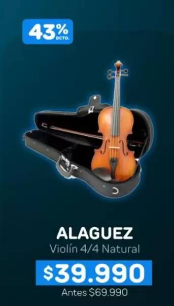 Violín 4/4 Natural