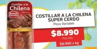 Costillar A La Chilena Super Cerdo