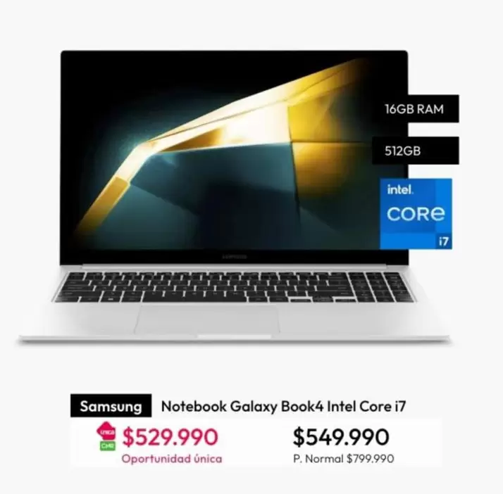Samsung - Notebook Galaxy Book4 Intel Core I7 16gb 512gb