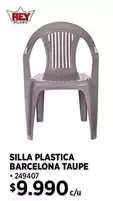 Rey - Silla Plastica Barcelona Taupe