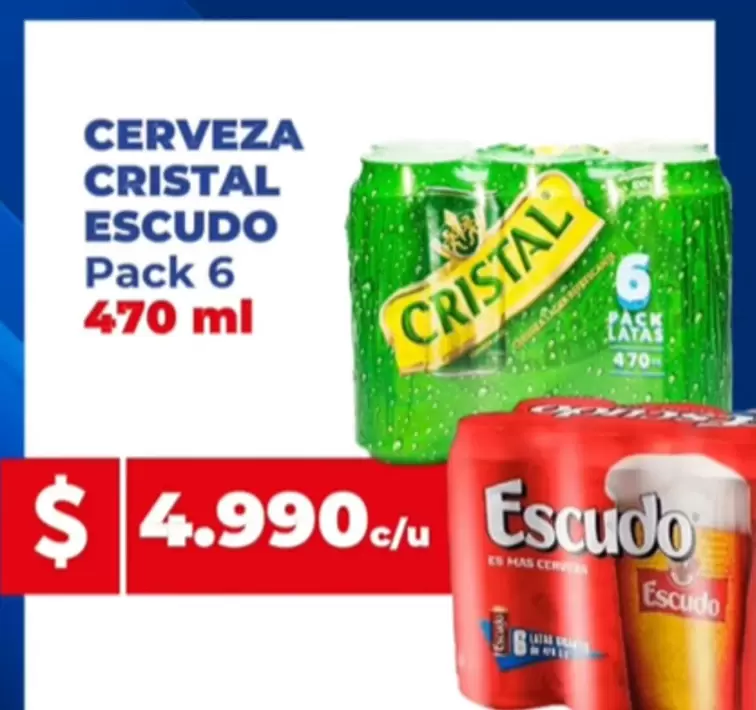 Cristal - Cerveza Escudo