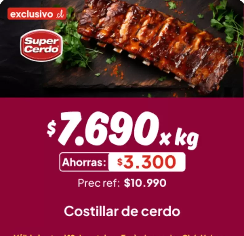 Costillar De Cerdo