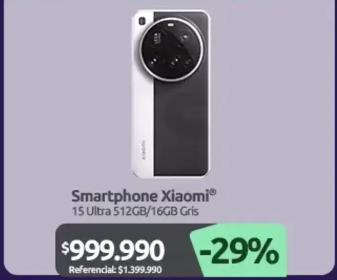 Xiaomi - Smartphone 15 Ultra 512GB/16GB Gris