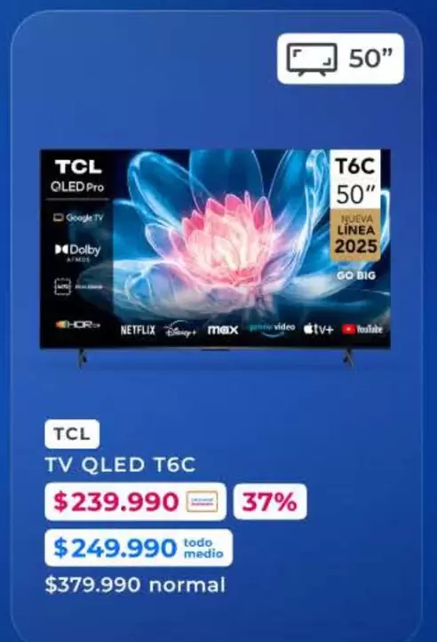 TCL - Tv Qled T6c