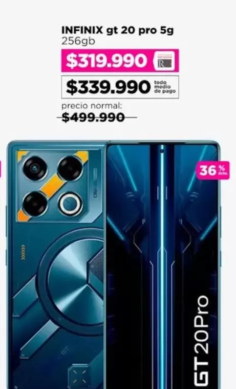 GT - Infinix Gt 20 Pro 5g