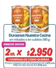 Duraznos Nuestra Cocina