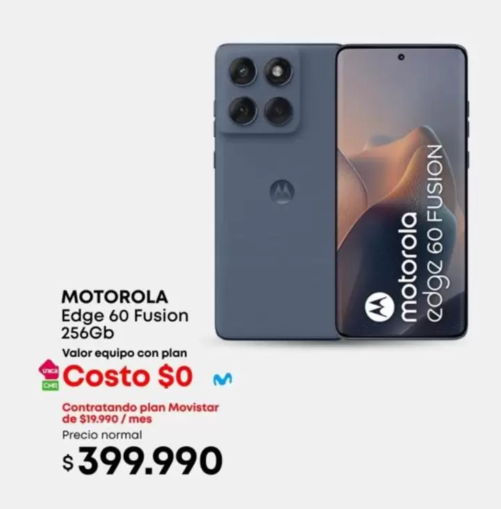 Motorola - Edge 60 Fusion 256gb