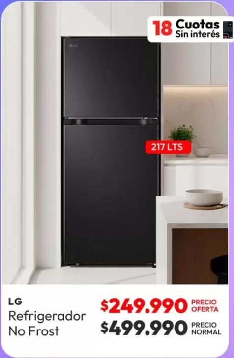 LG - Refrigerador No Frost