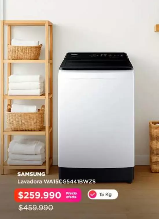 Samsung - Lavadora W15CG5441BWZS