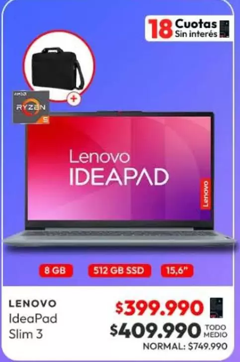 Lenovo - IdeaPad Slim 3
