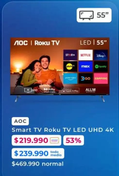 AOC - Smart Tv Tv Led Uhd 4k