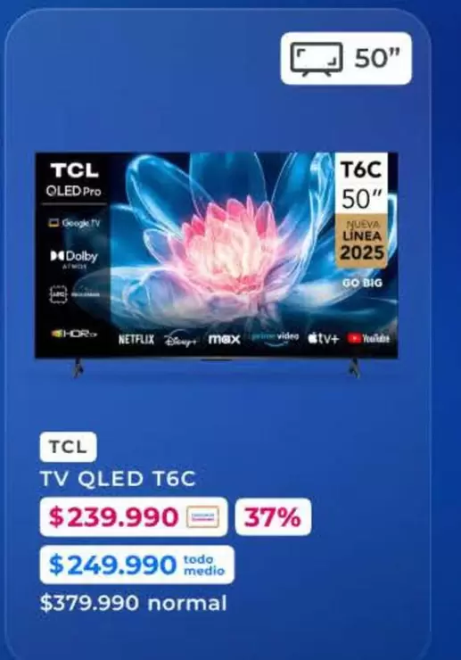 TCL - Tv Qled T6C