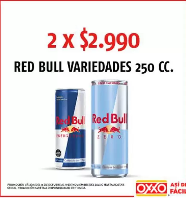 Red Bull -  Variedades