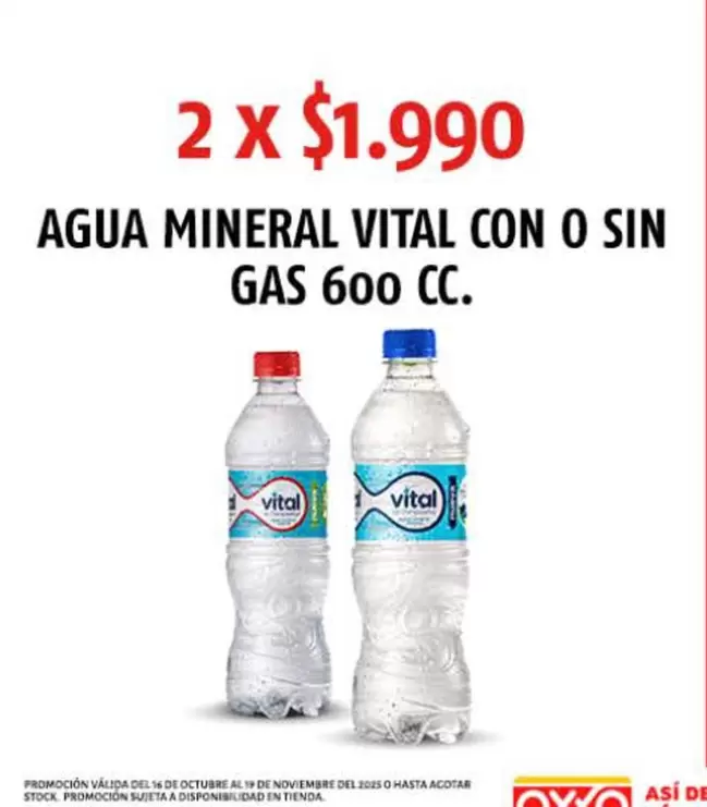 Vital - Agua Mineral Con O Sin Gas