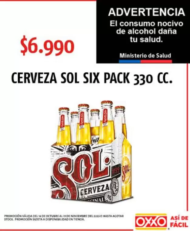 Sol - Cerveza Sl Six Pack 330 Cc