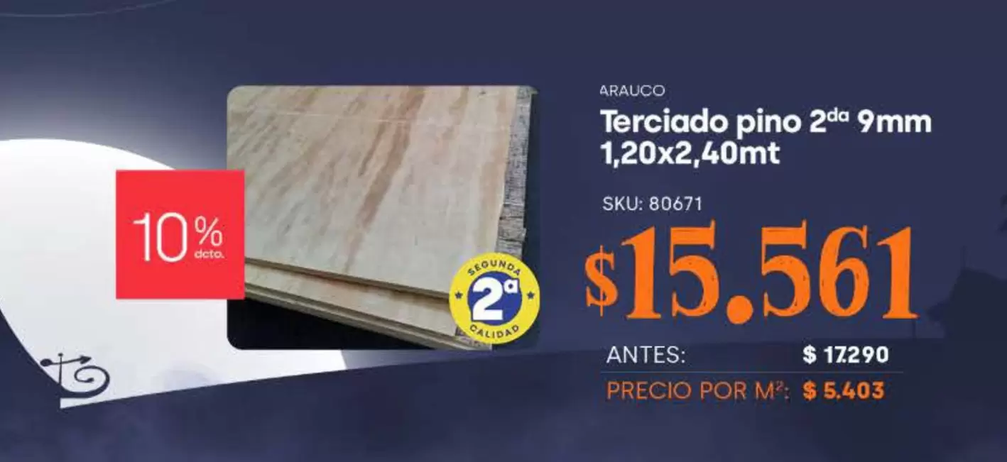 Arauco - Terciado Pino
