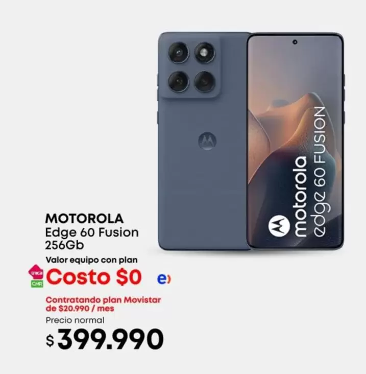 Motorola - Edge 60 Fusion 256gb