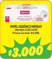 Merkat - Papel Higiénico