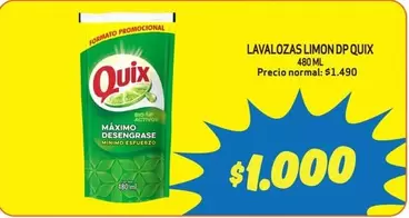Quix - Lavalozas limon dp