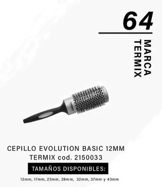 Cepillo Evolution Basic 12mm Termix Cod. 2150033