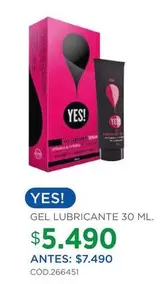 Yes - Gel Lubricante