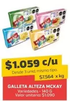 Alteza - Galleta  Mckay