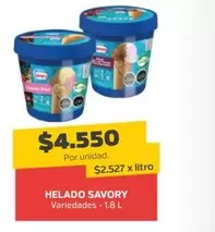 Savory - Helado