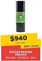 Virutex - Bolsas Basura