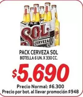 Sol - Pack Cerveza