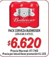 Budweiser - Pack Cerveza