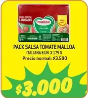 Malloa - Pack Salsa Tomate