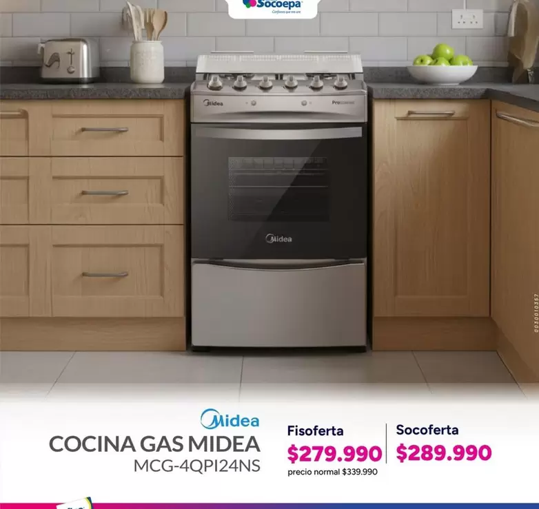 Midea - Cocina Gas