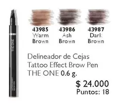 Delineador de Cejas Tattoo Effect Pen