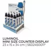 Luminoil Mini Size Counter Display