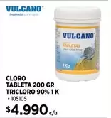 Tableta 200 Gr Tricloro 90% 1 K